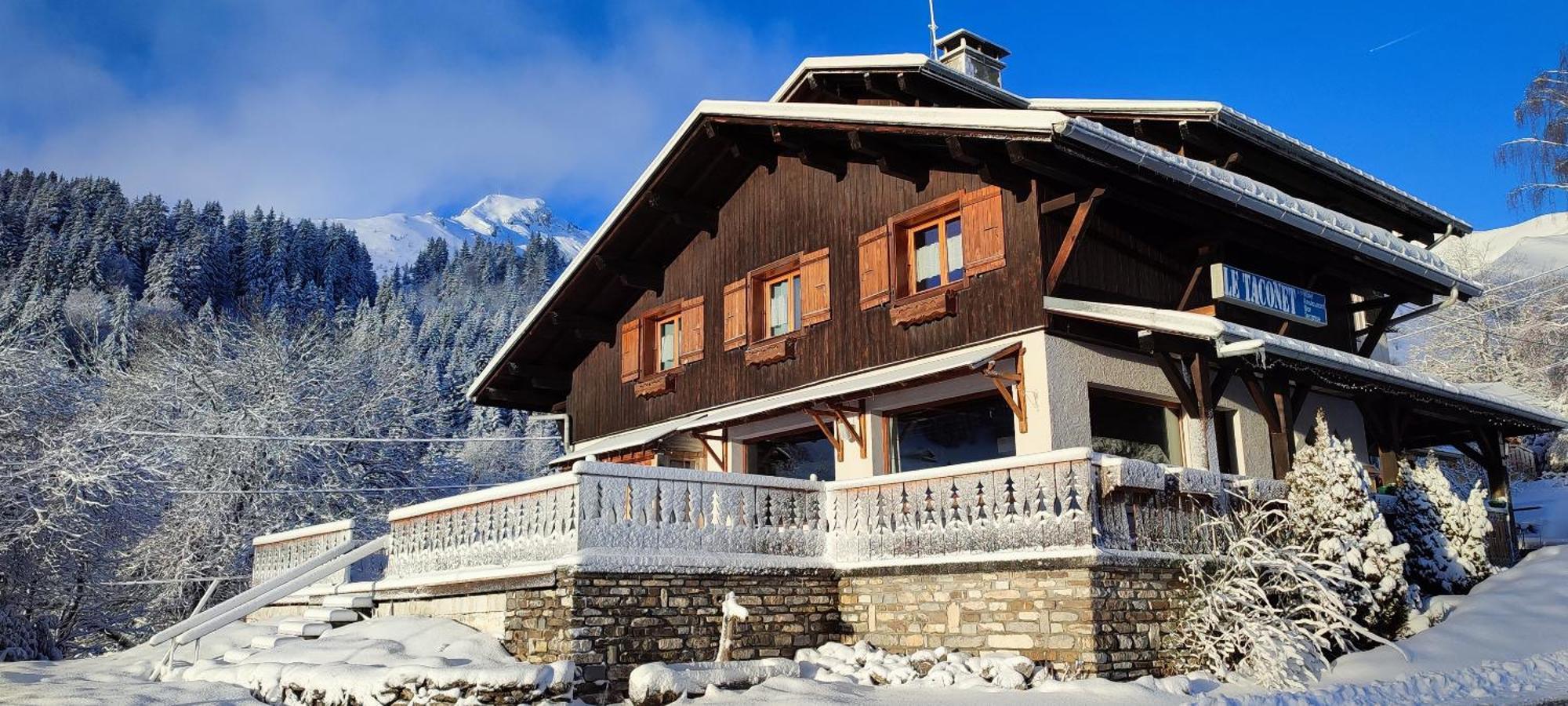 Le Taconet Hotell Praz de Lys Exteriör bild