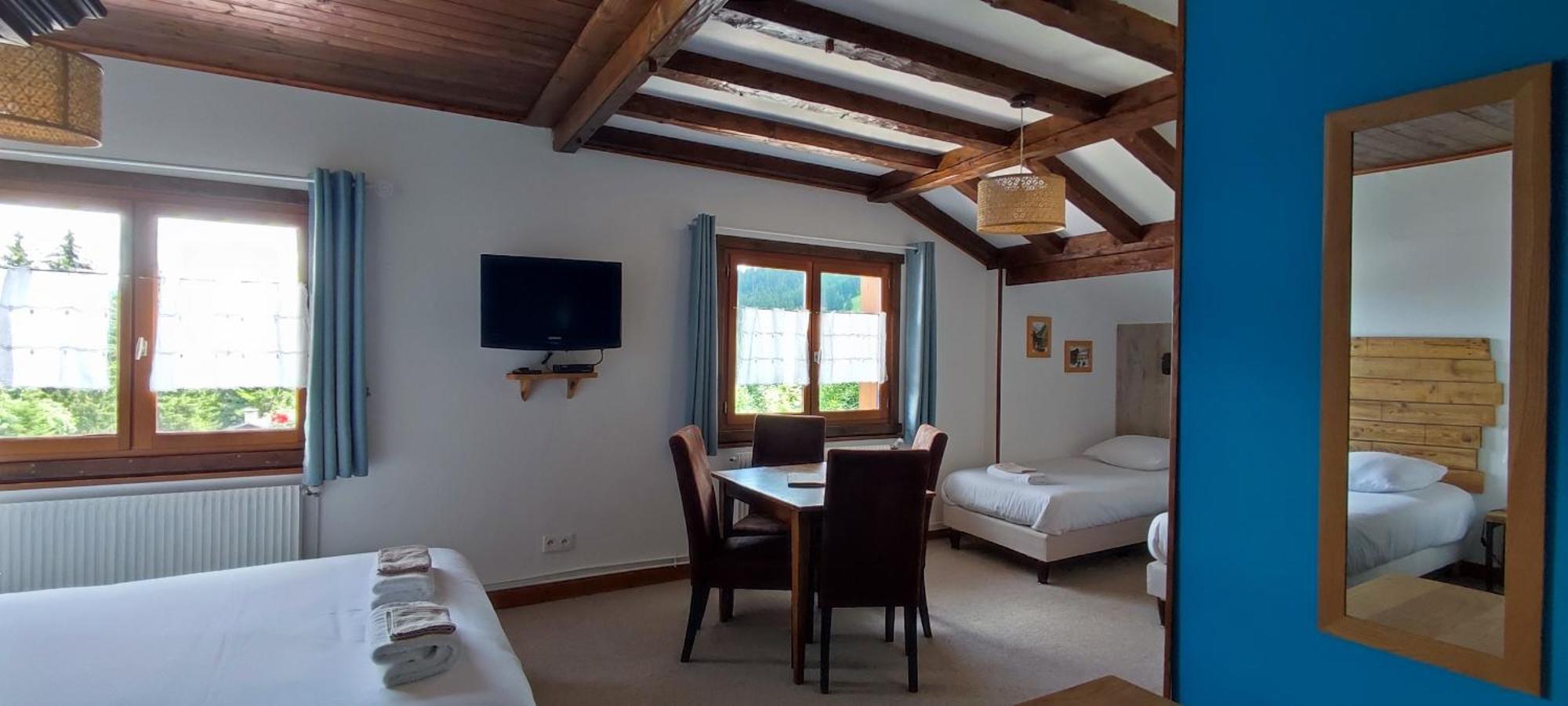 Le Taconet Hotell Praz de Lys Rum bild